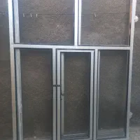 دو عدد پنجره آلومینیوم