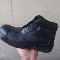 کفش چرم پنجه فولادی 42