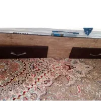 ست تخت باکس دار جادار و کمد۳ کشو ۳ طبقه نو