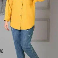 شومیز مانتویی (کتان پنبه) رنگبندی