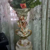 گلدا ن دوتیکه پلی استر بزرگ و چشمگیر