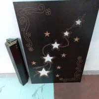 میز ۱۱۵×۷۵بدون شیشه و صندلی