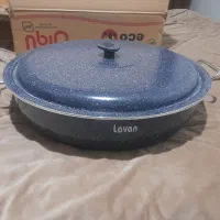 تابه گرانیتی لاوان سایز ۴۶ رنگ فیلی دو دسته