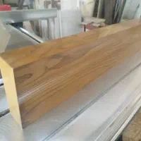 شلف دیواری با پایه مخفی با روکش طبیعی