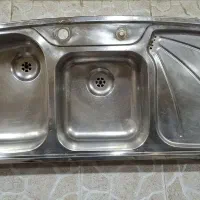 سینک توکار اخوان ابعاد 5*۱۲۰،لگن چپ