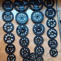 هالتر ، دمبل و دستگاه بدنسازی خانگی 18 حالته...