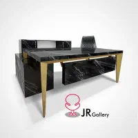 میز مدیریت 1117 پایه فلزی جی ار گالری