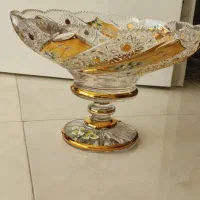 میوه خوری اصل کریستال چک آب طلا