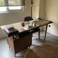 میز تحریر چوب راش بلوط