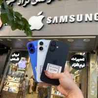 آیفون 16 نرمال ابی سفید و مشکی با ریجستر پک اصلی