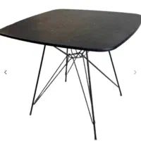 میز ناهار خوری چهار نفره صفحه mdfپایه فلزی
