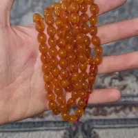 تسبیح ۱۰۱ کهربا کهنه تخم مرغی