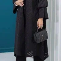 مانتو بلند عبایی آیدا جنس کسمه اعلا ارسال رایگان