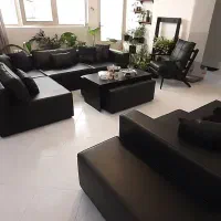 مبل پازلی چرم طبیعی