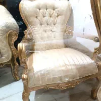 مبل۷نفرمدل یاقوت بامیزعسلی  مناسب جهیزیه