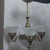 لوستر برنز مدل حبابی ۳شاخه