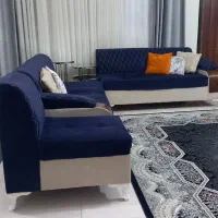 مبل سورمه ای ۷ نفره