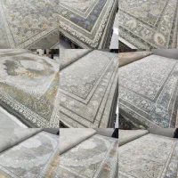 تعدادی فرش ۱۲۰۰شانه گل برجسته به قیمت فاکتور