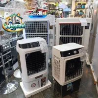 کولر آبی پرتابل پوشال سلولزی کنترل و چرخ دار