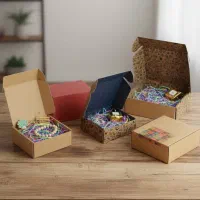 جعبه کیبوردی کرافت و گلاسه در تورنگ بسته‌ 10 عددی