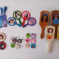 وسایل چوبی نقاشی شده