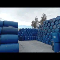 بشکه پلاستیکی درب و گیره