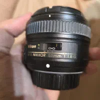 لنز نیکون ۵۰ میلیمتر فیکس با دیافراگم ۱/۸