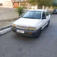 پراید دوگانه سفید مدل 87