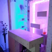 کنسول میز بار خوشگل و شیک با ۳۵عدد شیشه خالی دکوری|بوفه، ویترین، کنسول|تهران, افسریه|دیوار