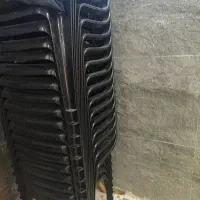 صندلی پلاستیکی مشکی نو
