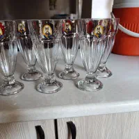 یک دست لیوان شربت خوری خیلی شیک