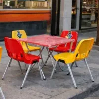 میز و صندلی ناهارخوری پلاستیکی الوند046210 گلشهر