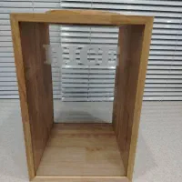 سطل برنج شیشه ای و بامبو (بانکه)