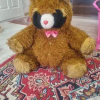 دوعدد عروسک بزرگ خرس و قورباغه‌خارجی