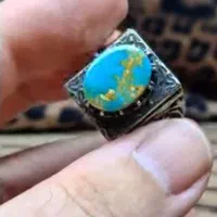 انگشتر فیروزه زمرد یشم آماتیست جاسپر عقیق شجر