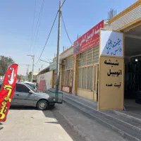 فروش مغازه شیشه اتومبیل دو دهنه با تجهیزات کامل