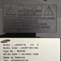 تلویزیون سامسونگ ۳۲اینچ LED درحدنو، میز اصل و۴باند