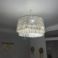 لوستر مکرومه بافی