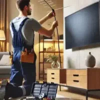 تنظیم و نصب آنتن گیرنده دیجیتال داخلی در کرج