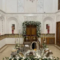 دکور/بله برون /سفره عقد با گل مصنوعی