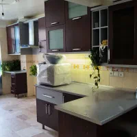 کابینت MDF و هود و سینک