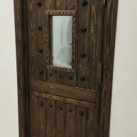 درب ورودی تمام چوب