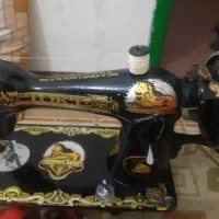 چرخ خیاطی جوکی سالم ومرتب درحال دوخت