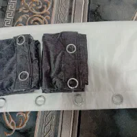 پرده  پانچ پارچه شاین دار نو اصلا استفاده نشده