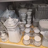 سرویس چینی ۱۸نفره لب توری