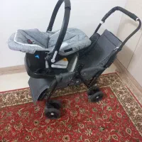 کالسکه دوقلو و کریر در حد نو