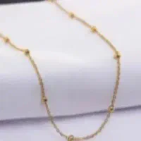گردنبند توپی  استیل  کاملا نو