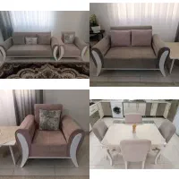 مبل راحتی با میز نهارخوری