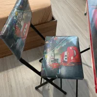 میز تحریر و صندلی تاشو، باکسدار طرح مک کوئین