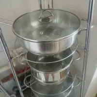 سرویس قابلمه ۱۰ پارچه استیل نیو لایف اصلی